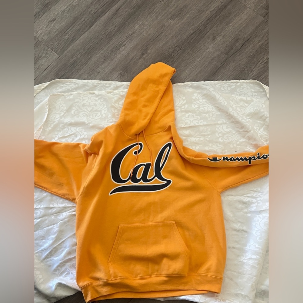 Champion Bright Orange Cal Hoodie